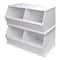 Badger Basket 2 Bin Stackable Storage Cubby